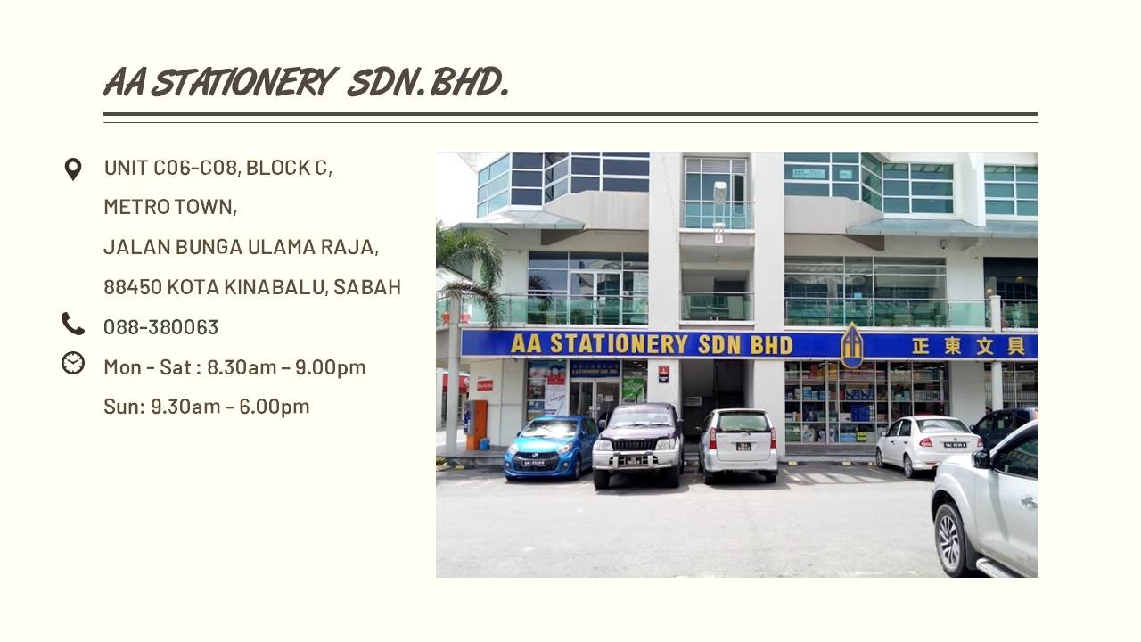 Aa stationery store